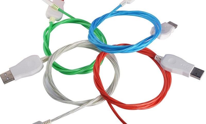 FLOW LED Light-up Micro USB Charger Data Cable for Samsung Galaxy S6+ S7 Note 4 gallery