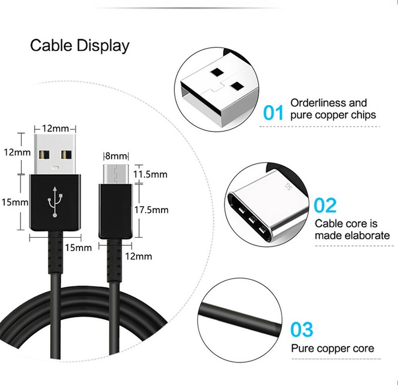 Fast Wall Car Charger Type C USB C Cable For Samsung Galaxy S25 S24 S23 S22 S21+ gallery