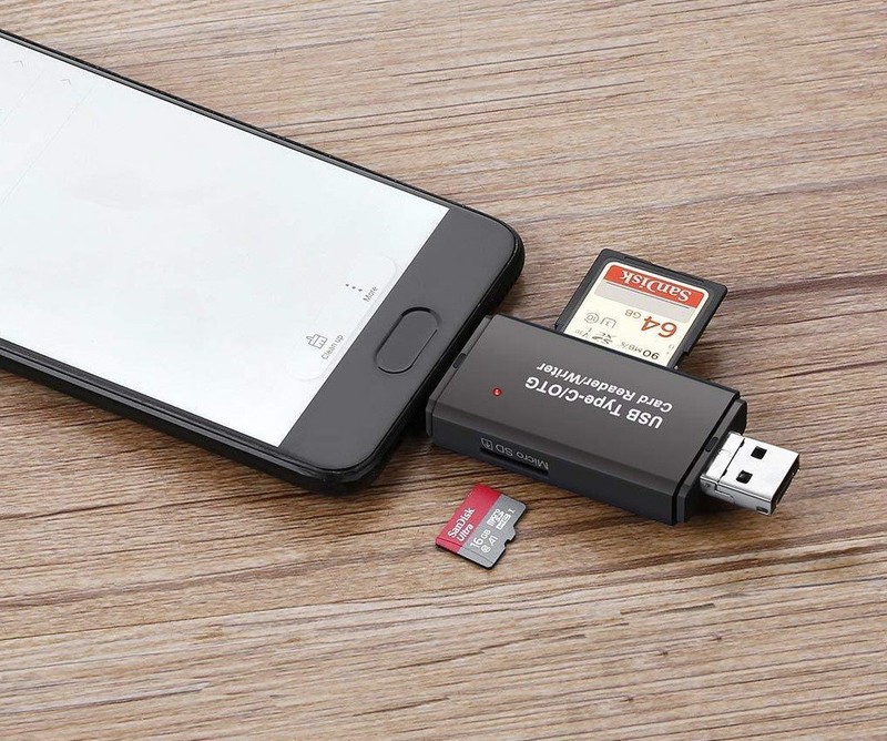 3in1 Micro USB Type-C OTG HUB Adapter SD/TF/Micro Card Reader For Macbook Pro AU gallery