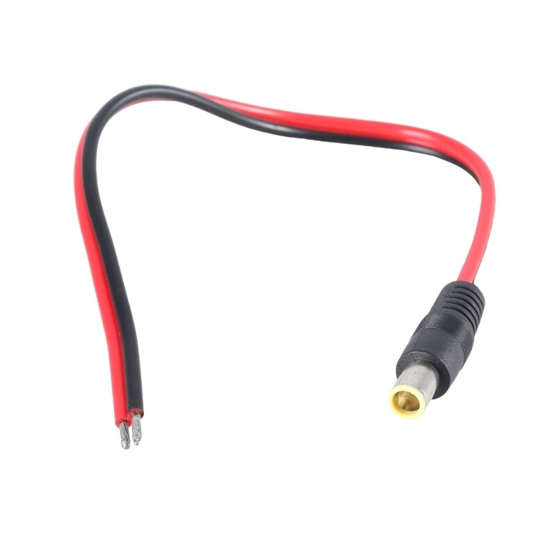 Male/Female DC7909 8mm Plug to Bare Wire Open End Power Pigtails Cable gallery