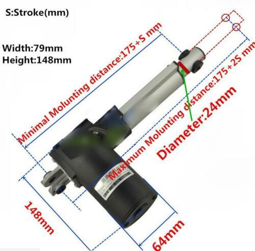 Quality 150mm Stroke linear actuator max 1320LBS(6000N) 12V DC gallery