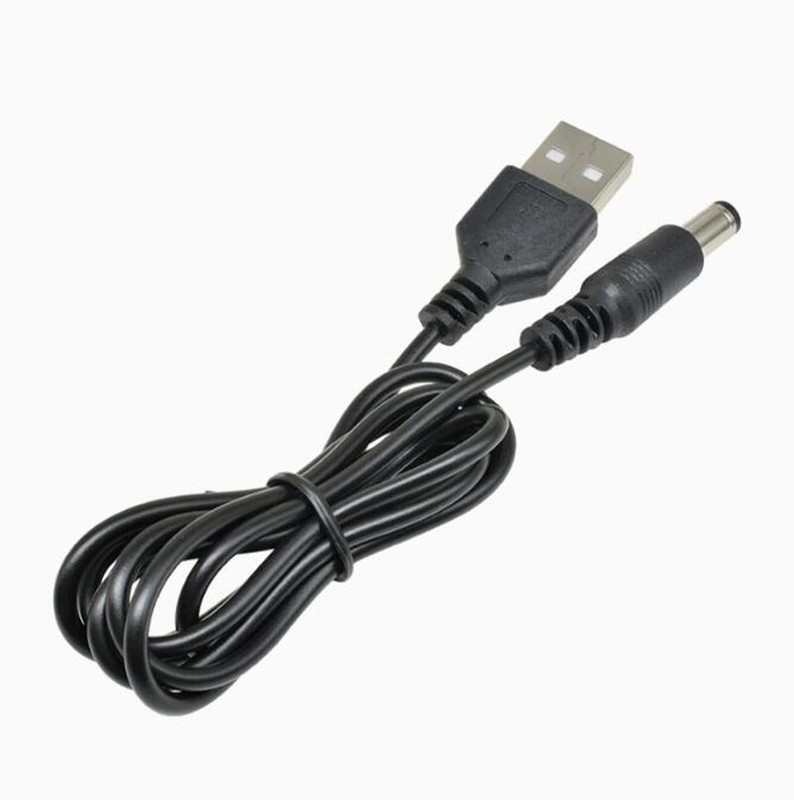 DC5.5*2.1mm USB Power Conversion Cable USB To DC Power Conversion Cable 0.8M gallery