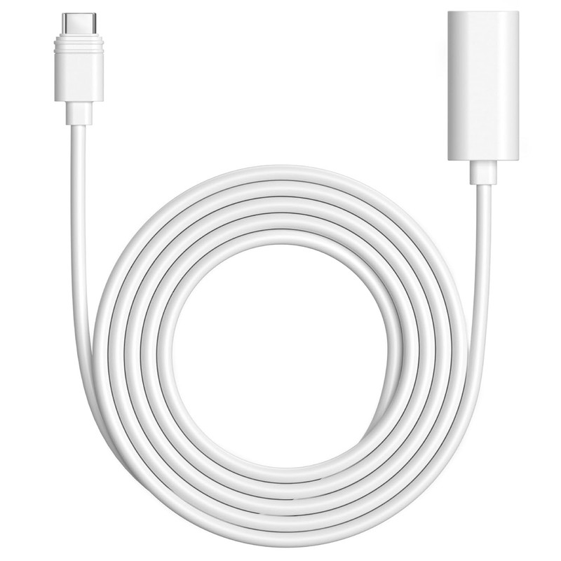 10 ft.USB-C Extension Cable – Compatible with Ring USB-C Solar Panels,Security C