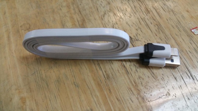 generic flat cable unbreakable data cable for iPhone gallery