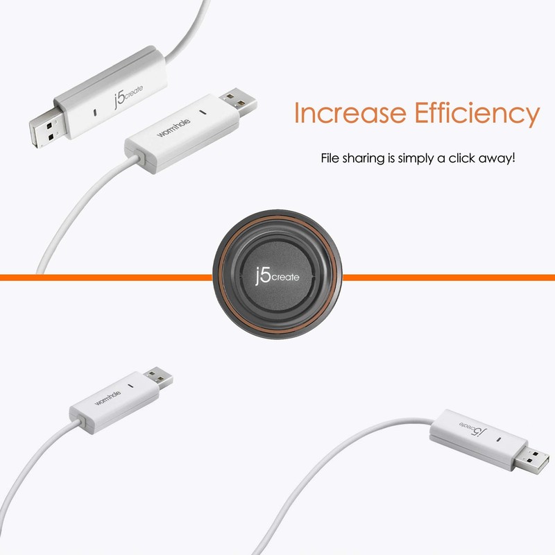 j5create JUC100 Data, Transfer USB CableTransfer Data Between 2 Windows PC gallery