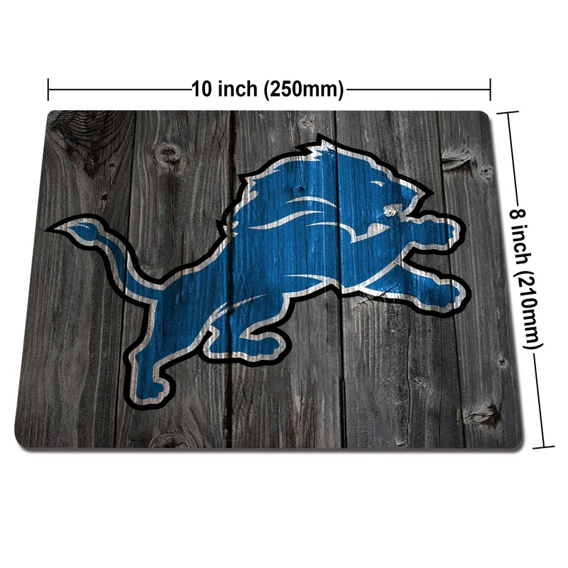 Wood Grain Design Sports Mouse Pad, Non-Slip Rubber Base Gaming Mousepad, Des... gallery