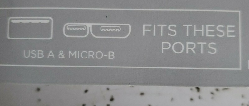 ATIVA Micro USB-A 3.0 TO MICRO-B CABLE 6FT BLUE **BRAND NEW SEALED** gallery