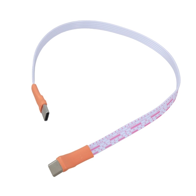 Space Saving Type C Angled Charging Cable Plastic Metal Build For Mobile Tablets gallery