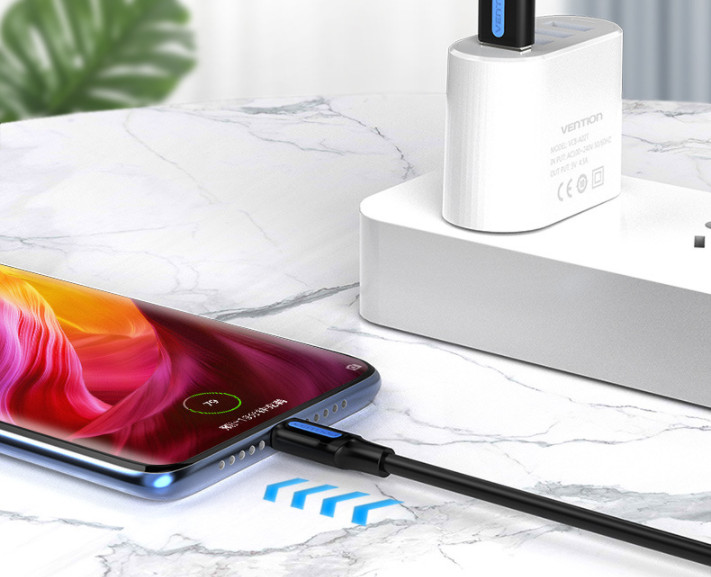 Vention USB Type-C Fast Charging Cable for Samsung S20, Android – 0.25m to 3m gallery