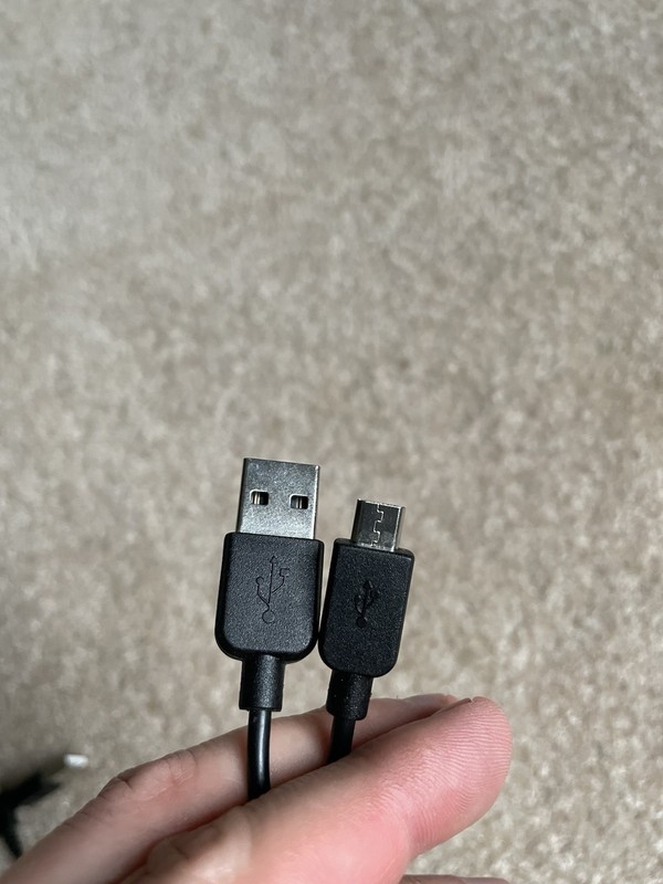USB To Micro USB Cable Black 10in gallery