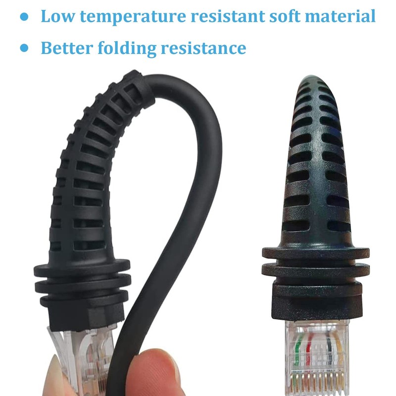 Barcode Scanner 𝐂𝐨𝐢𝐥𝐞𝐝 𝐔𝐒𝐁 𝐂𝐚𝐛𝐥𝐞 USB to RJ45 Cable CBL-500-300-... gallery