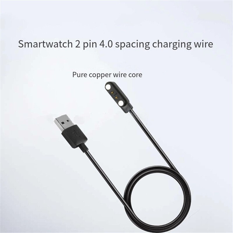 2Pin 4mm Bracelet Charging Cable Smart Watch Magnet Suction Usb Power Charger gallery