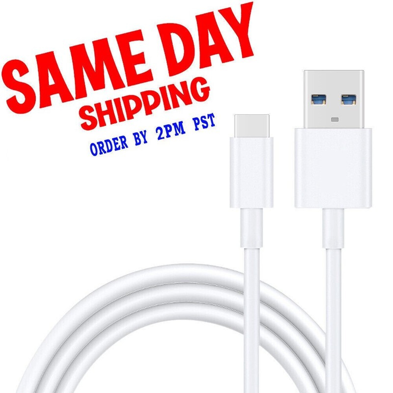 6feet/2m Type C USB 3.1 to 2.0 Quick Charge Cable for U.S. Cellular LG G6 US997