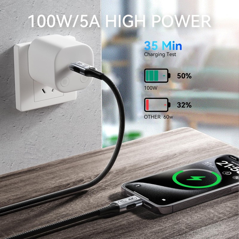 USB c Long Charging Cable,usbc to usbc 16.5ft/5M,20gbps USB c Cable, USB c 3.... gallery