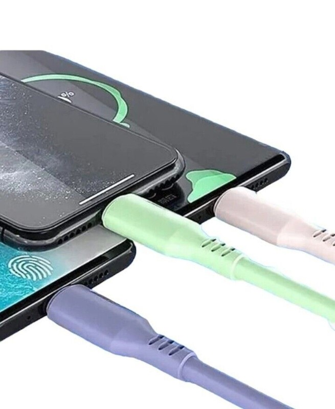 CABLE 3 in 1 Fast USB Charging 3' Cable 6 Pack Cell Phone Tablet Charger Cord gallery