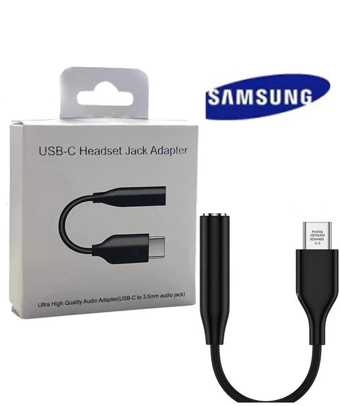 Samsung USB-C Type-C To 3.5mm Genuine Headphone Jack Adapter Aux Audio Cable gallery