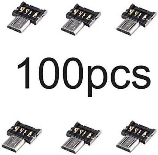 Ultra Mini Micro USB OTG Adapter - 100 Pack USB Connector gallery