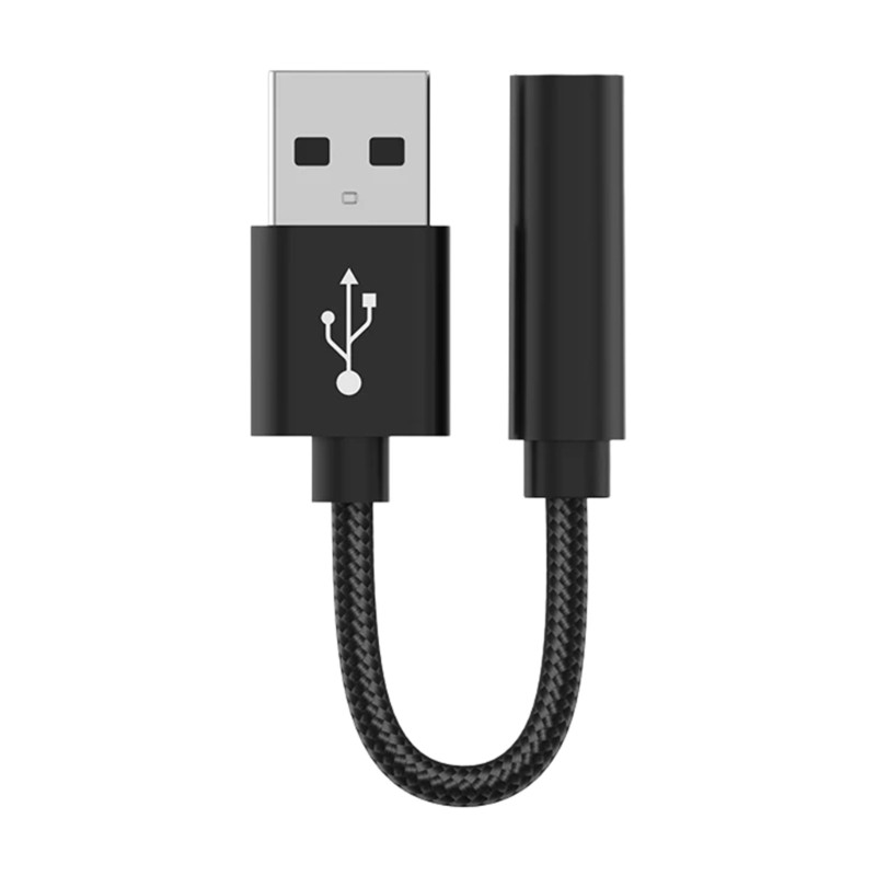 USB to 3.5mm Sound Adapter Stereo Cord Headphone Female Car Auxiliary Cable gallery