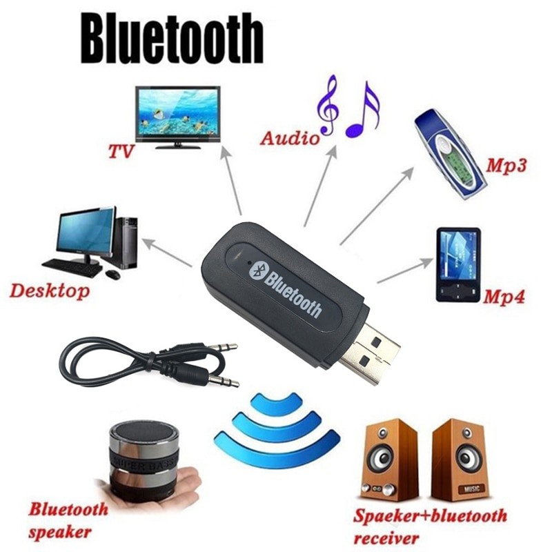 Bluetooth Receiver Dongle Stereo Music Audio Receiver Wireless USB Adapter for C gallery