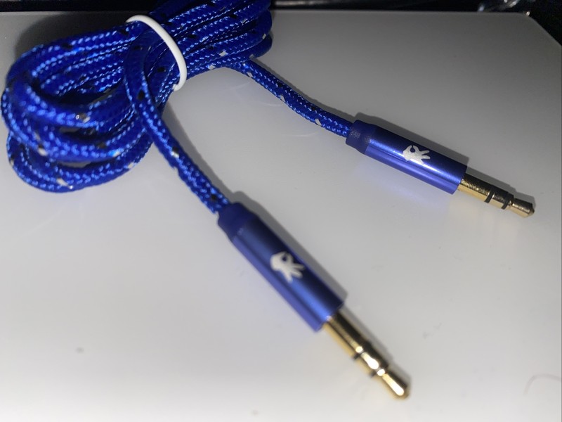 Aux Cable 3.5mm Male to Male Auxiliary Audio Nylon Braided Cord gallery