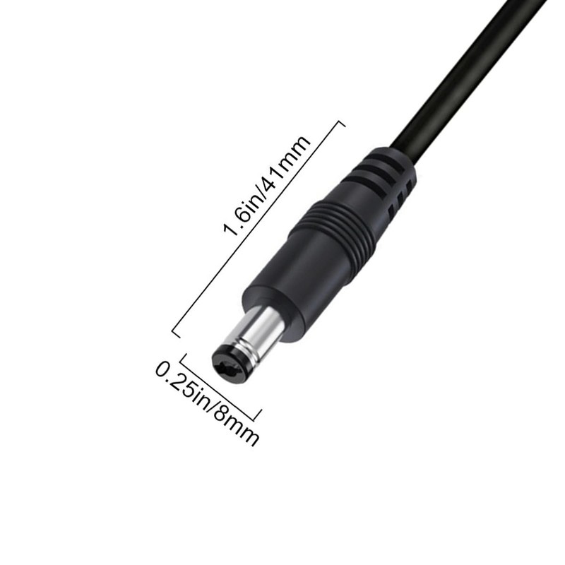 0.2M 3A DC 5.5x2.5mm Male To Micro USB 5 Pin Female Power Extension Cable gallery