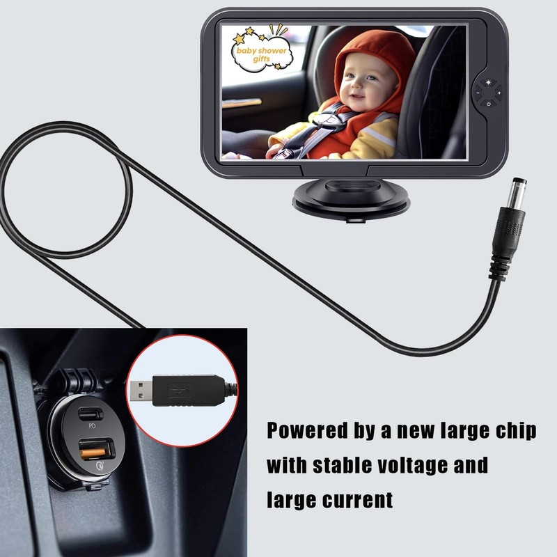 5V USB to 12V DC 5.5MM X 2.5MM /2.1MM Plug Cable for Baby Car , Speaker - Set... gallery