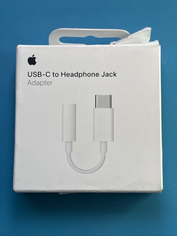 Apple USBC to Headphone Jack Adapter MW2Q3AM/A- A2049 3.5mm- OEM Original – New