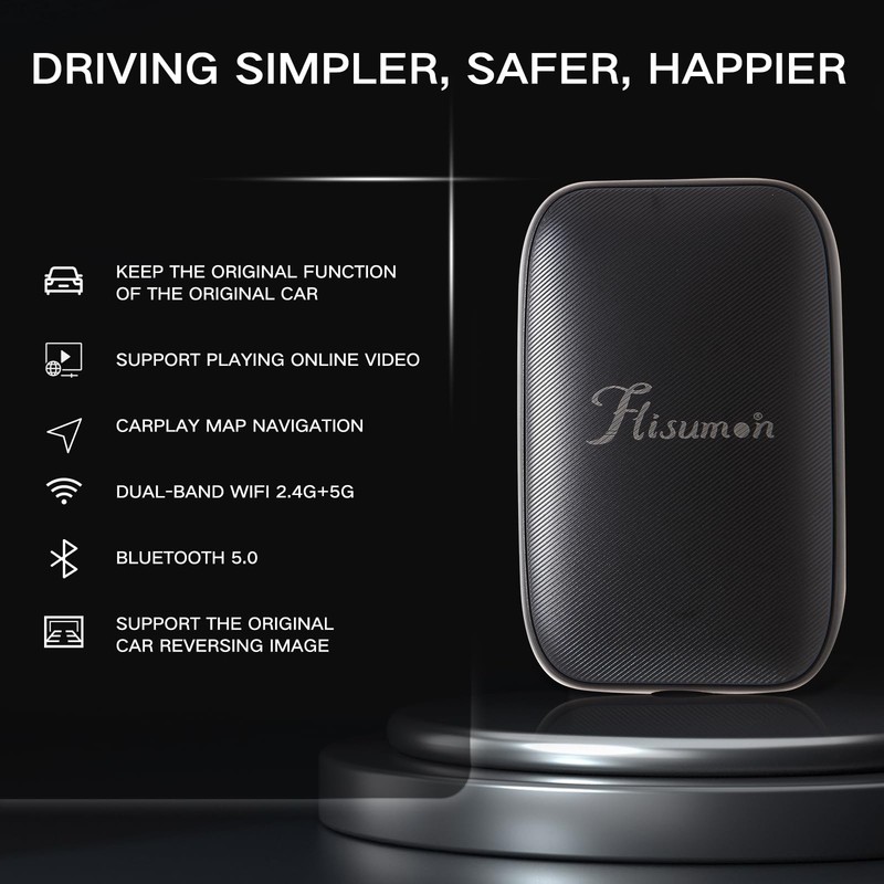 Wireless Carplay Adapter 4 in 1 Wireless Android Auto Adapter Compatible gallery