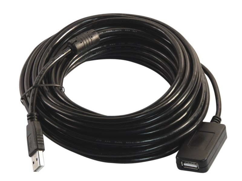 30 Foot USB 2.0 High Speed Active Extension/Repeater Cable