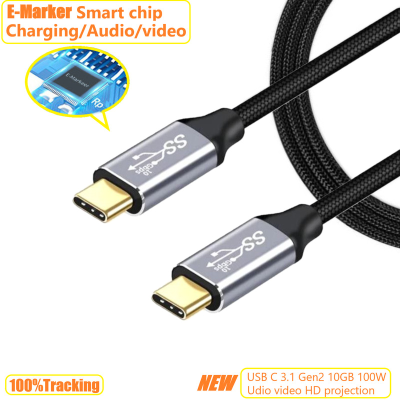 3in1 USB Type-C To USB C 5A 100W Power Speed Fast Charging Quick charger Cable gallery