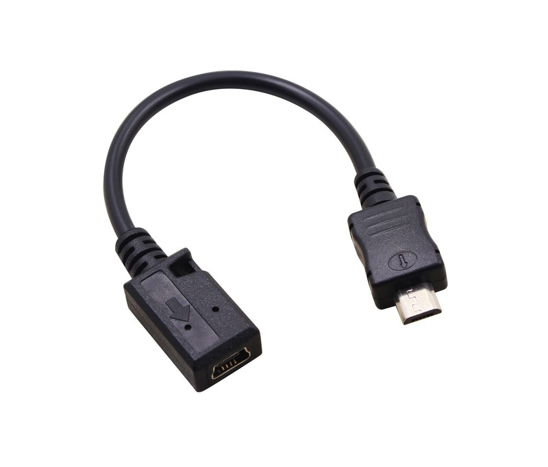 Micro to Mini USB OTG Cable Cord For Garmin Nuvi 205 255 255W 260 270 GPS