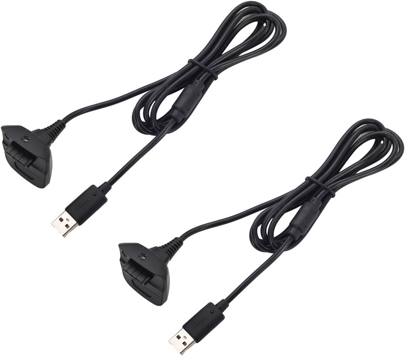 2PCS Black USB Charging Cable Wire Replacement Charger Compatible gallery