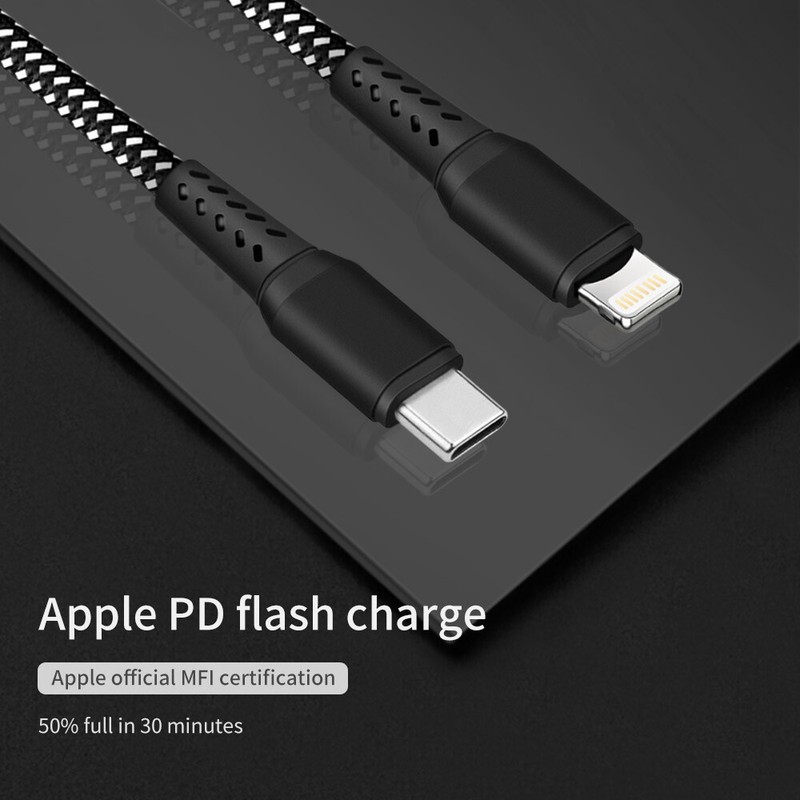 Lighting to USB-C Cable For iPhone/iPad/iPod to Charge/Sync Cord MFI Certified gallery