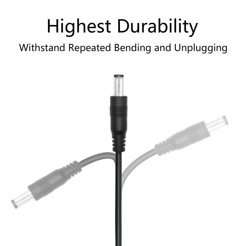 2Pcs USB to DC 5.5mm x 2.5mm Power Cord 3FT USB 2.0 A Male to DC 5.5mm x 2.5m... gallery