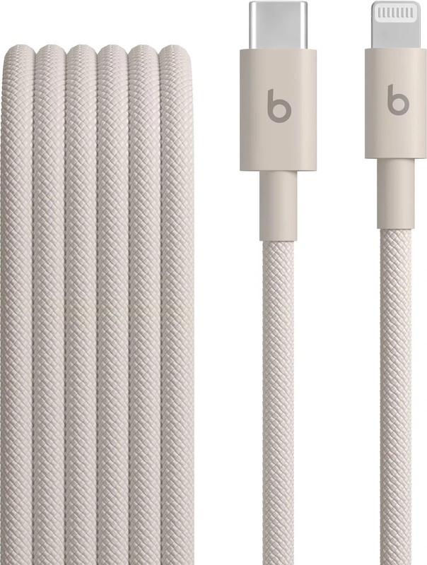Beats 1.5m Cable Fast Charger Tangle-Free Gray For iPhone 14 13 12 11 XR - B3 gallery