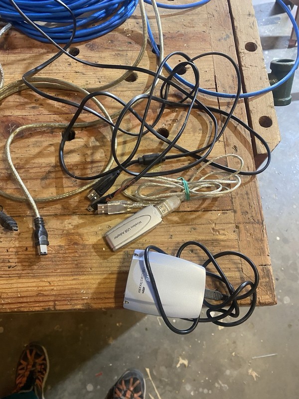 Various Cables: RJ45, Telephone, VGA, Power and More