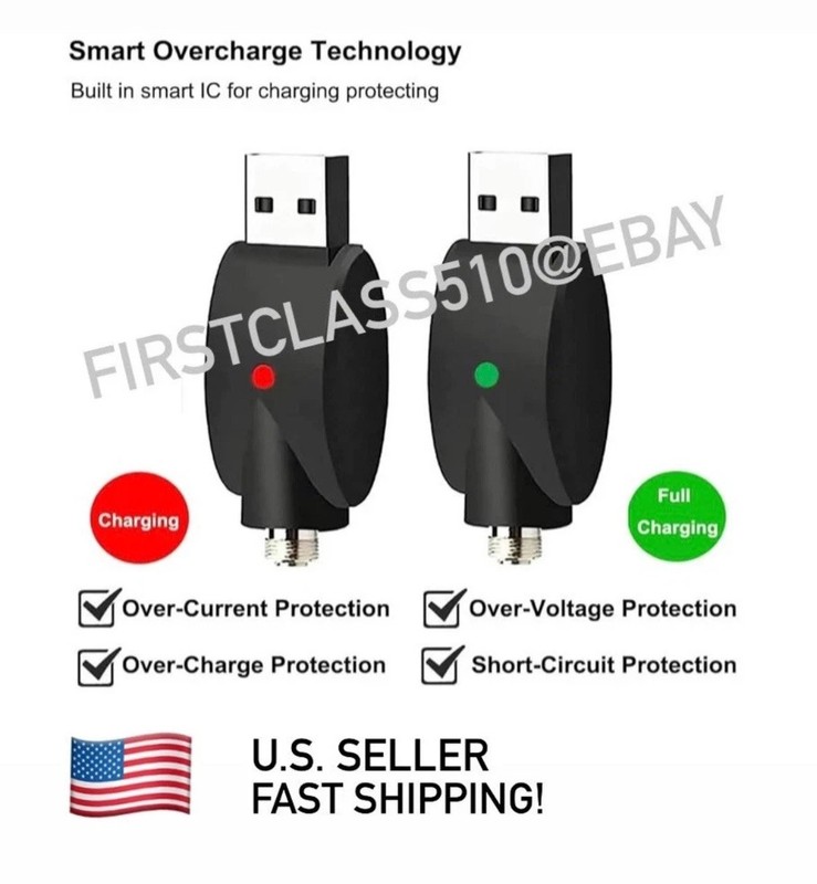 (2) Pack USB Thread Charger Battery Overcharge Protection Screw NEW