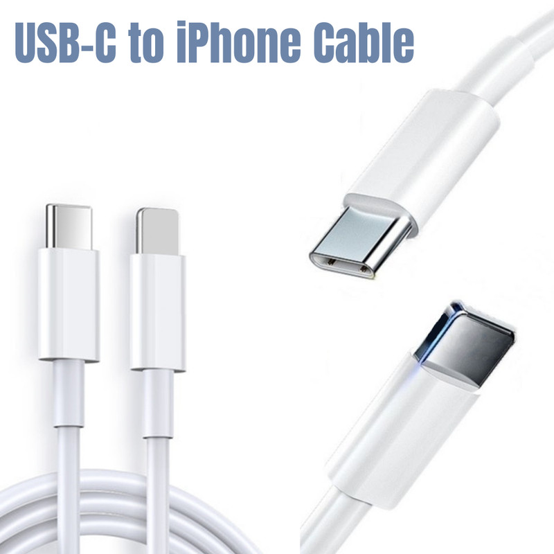 PD 20W Fast Charging Cable Type C to iPhone Cord Charger For iPhone 14 13 12 11 gallery