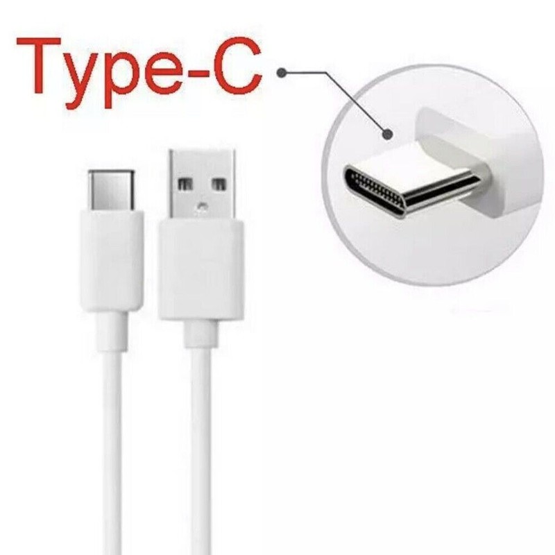 White 3ft USB Type C Cable Type C Cable Fast Charging Cord For Samsung S23 S24 gallery