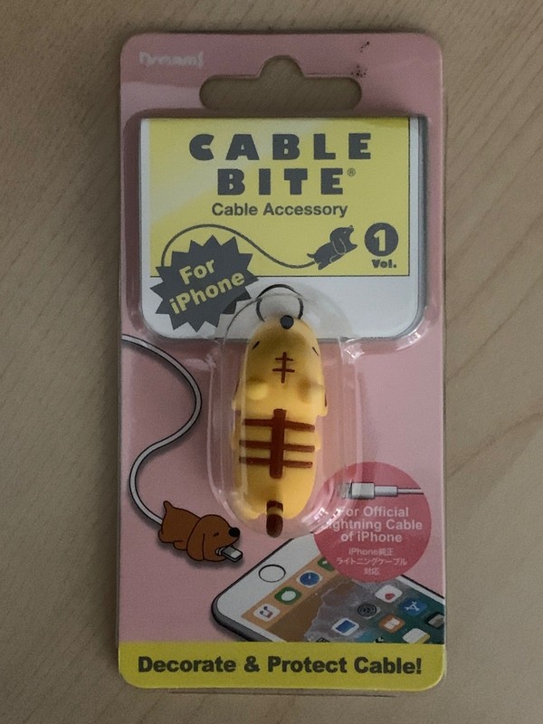 Tiger Cub Cable Bite for Phone Cable Accessory_ decorate and protect cable