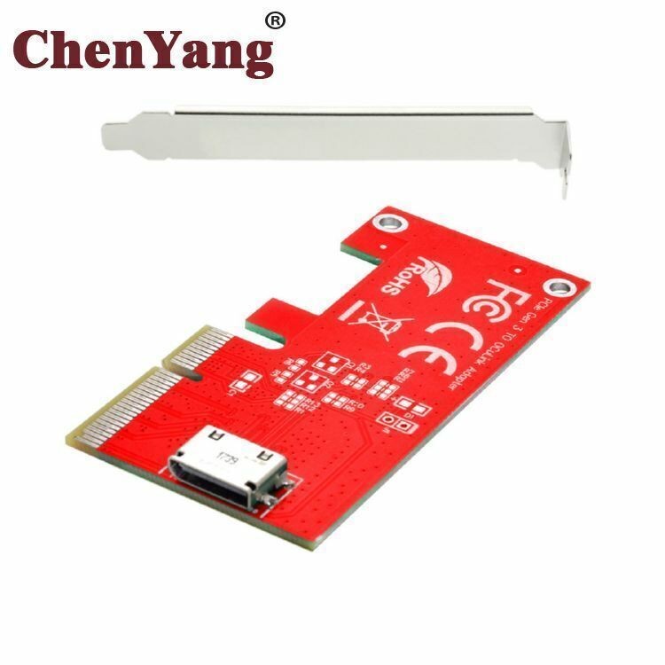 Chenyang PCI-E 3.0 Express 4.0 x4 to Oculink Internal SFF-8612 SFF-8611 Adapter