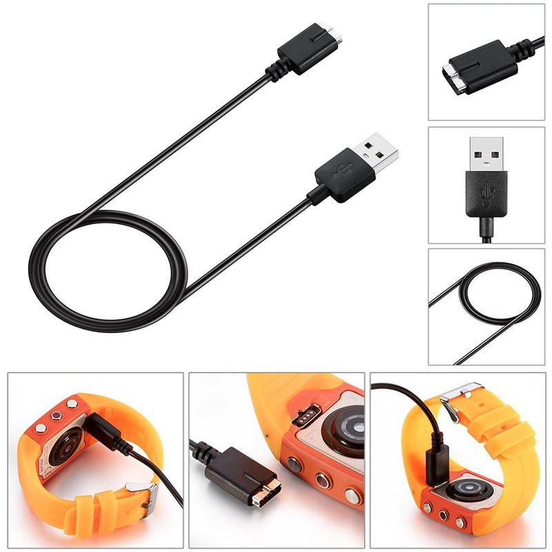 For Polar M430 GPS Running Watch 1M USB Charging Cable Connector Replacement New