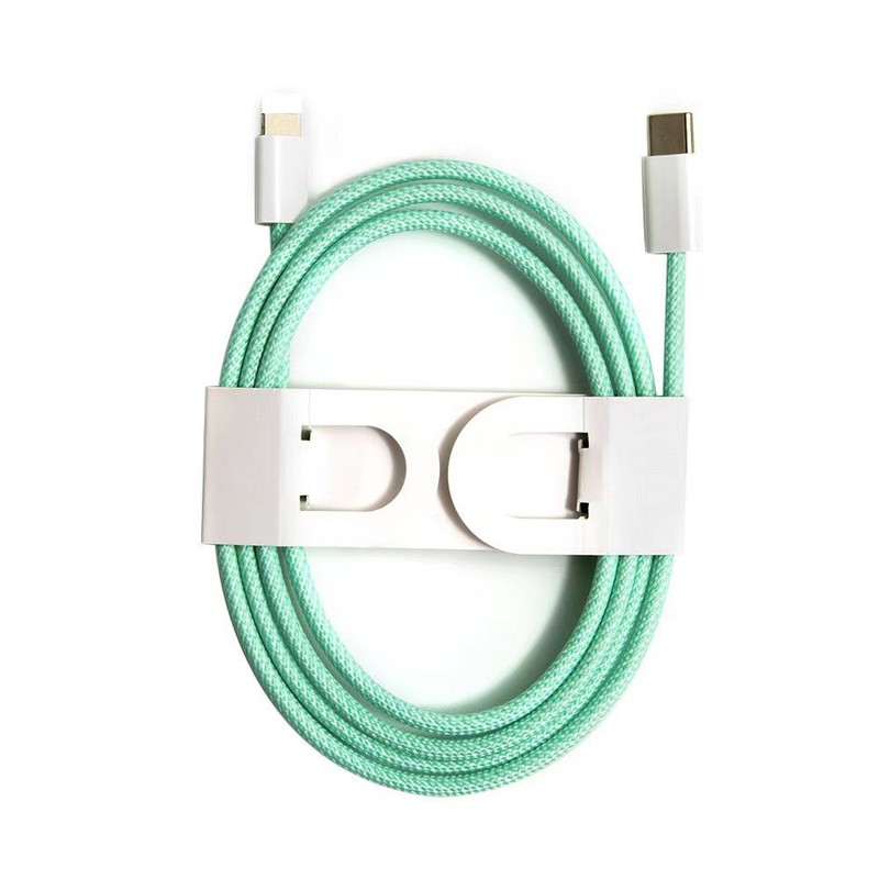 Woven PD20w fast charging data cable suitable for iPhone 13 and iPhone datacable gallery
