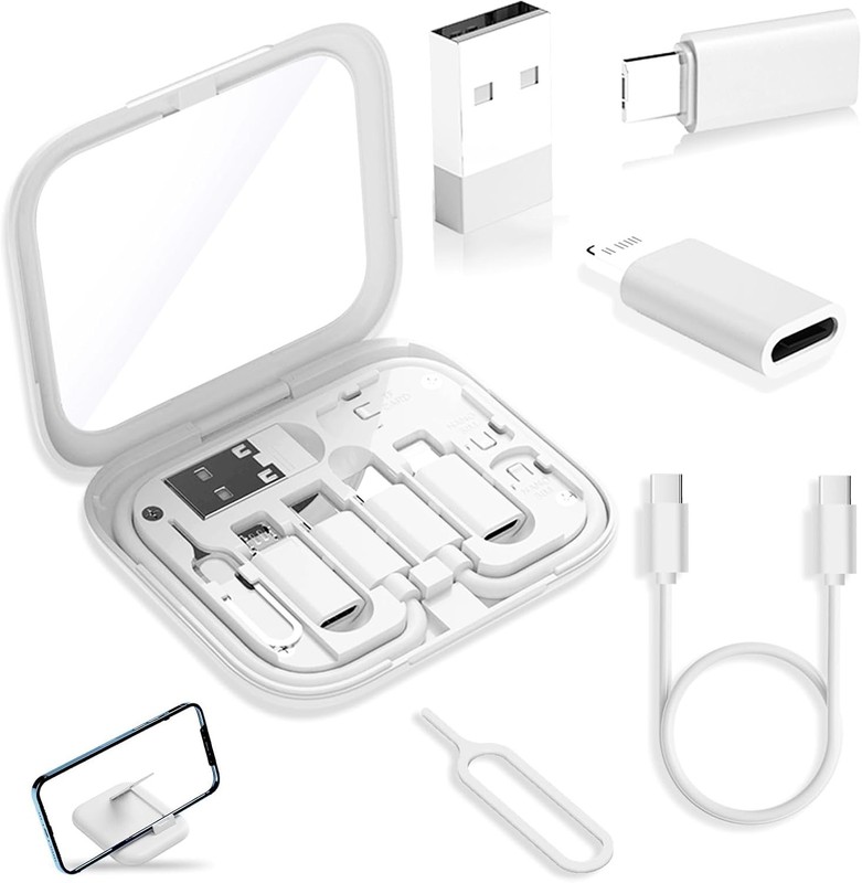 USB-C Travel Adapter Kit for iPhone, Pixel & Galaxy: USB-A to C, Micro-USB to... gallery