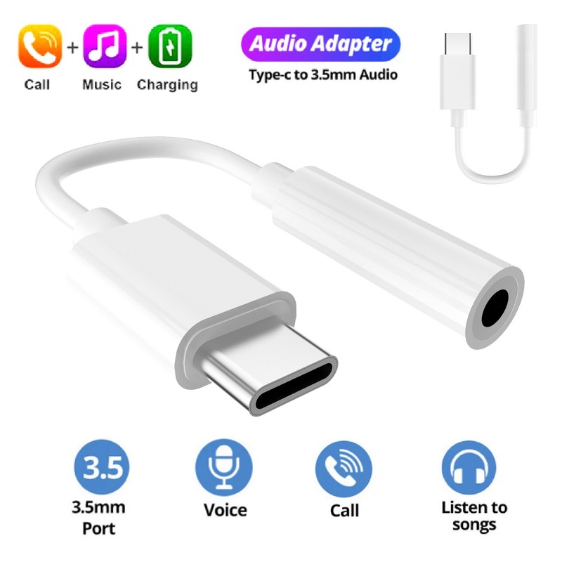 USB-C Audio Adapter - 3.5mm Aux Converter for Samsung Galaxy S22/S20 FE gallery