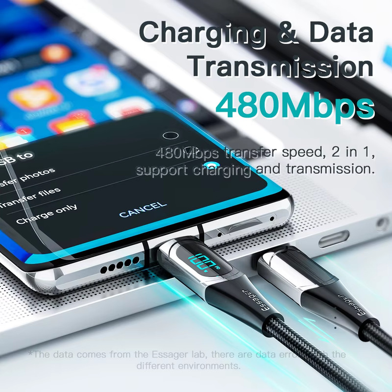 USB Type C to USB C Cable 100W/5A PD Fast Charging Charger Wire Cord for Macbook gallery