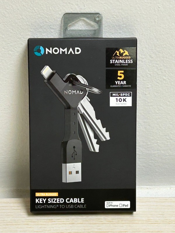 Nomad iPhone Cable Keychain