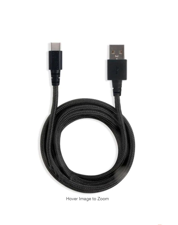 Tech And Go 9 ft. Braided Cable for USB-C to USB-C high quality 2 available