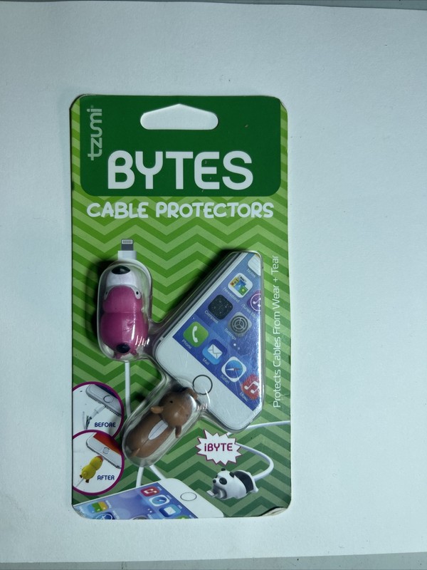 Package Tzumi Cord Bytes Cell Phone Charger Cord Cable Protectors