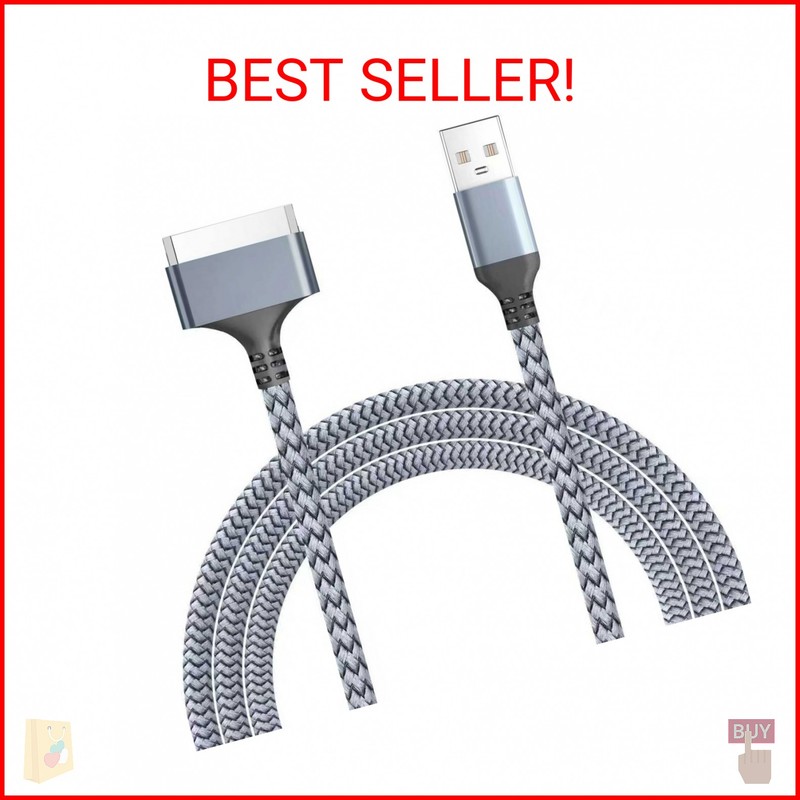 LBSC USB to 30 Pin Charger Cable Compatible with Old iPhone 4/4s/3G/3GS,Old iPad